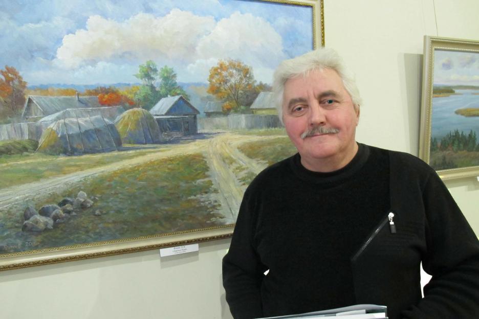 Художник из Климовичей Леонид Ячнев отмечает юбилей