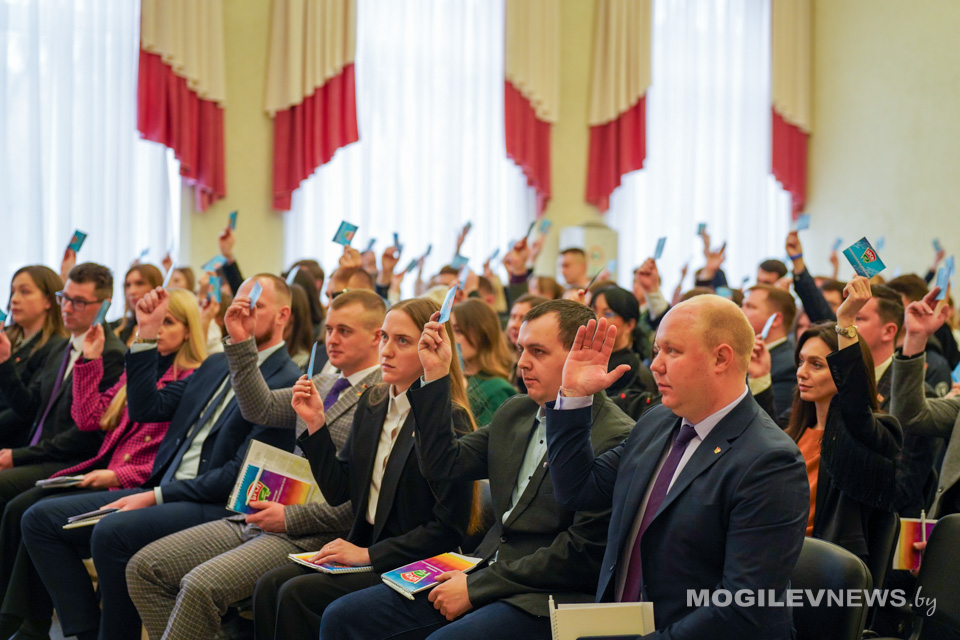 VIII конференция Могилевской областной организации ОО «Белорусский республиканский союз молодежи» состоялась в МГОИРО. Фото