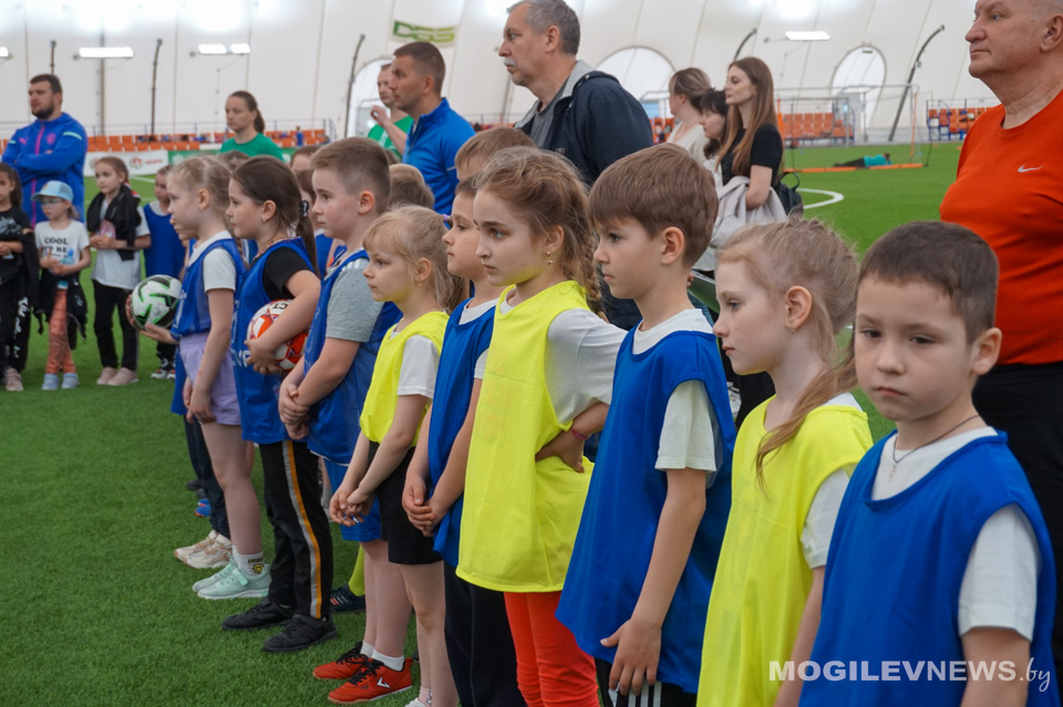 "Играем в футбол":  детский спортивный фестиваль прошёл в Могилеве
