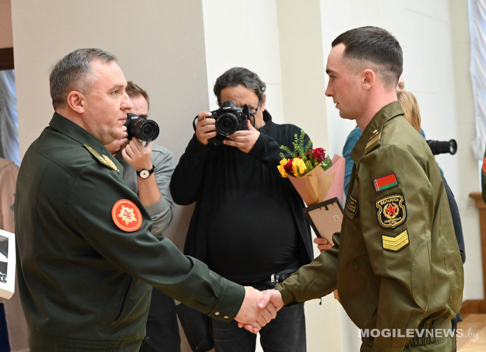 В Минске чествовали лучших военнослужащих, среди которых десять — из Могилевской области