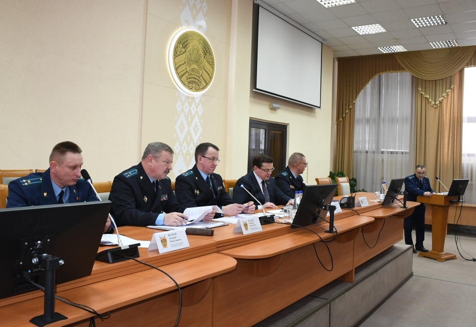 Итоги работы за 2023 год и планы на текущий обсудили в прокуратуре Могилевской области