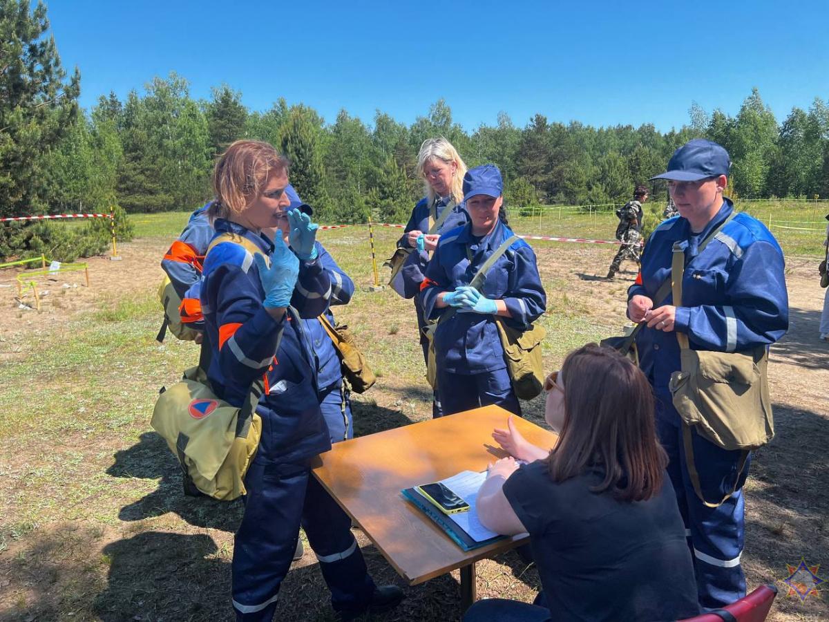 Ежегодные соревнования санитарных дружин прошли в Бобруйске