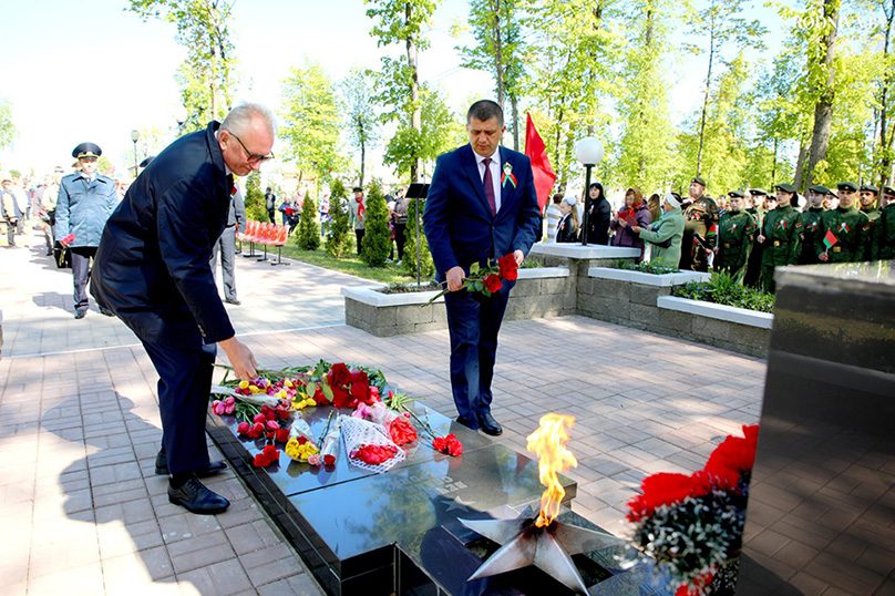 Торжества, посвященные Дню Победы, прошли в Климовичах