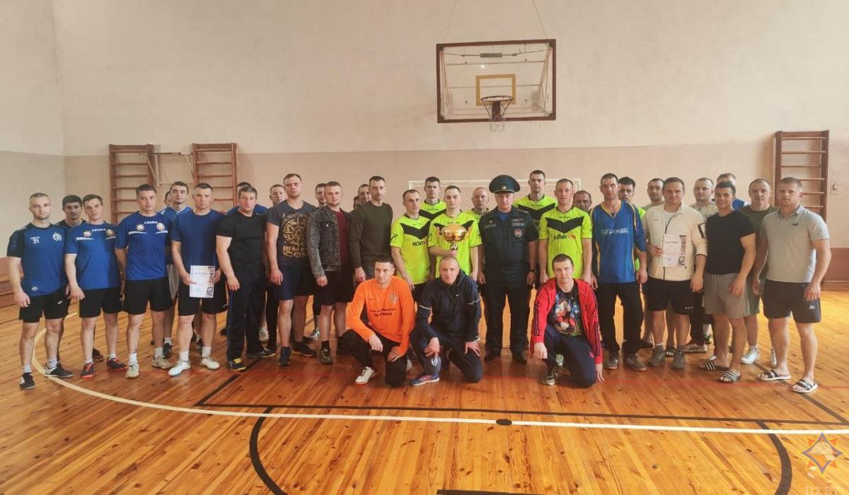 Турнир по мини-футболу спасателей прошел в Могилеве