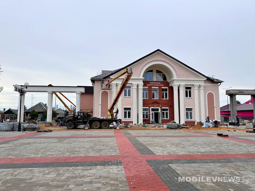 Климовичи готовятся к областному празднику «Дажынкі». Фото