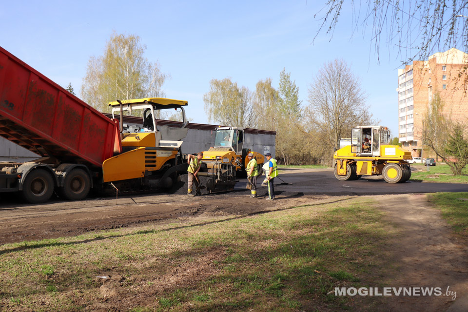 Ремонт автодорог в Могилевской области. Информация на 11 апреля