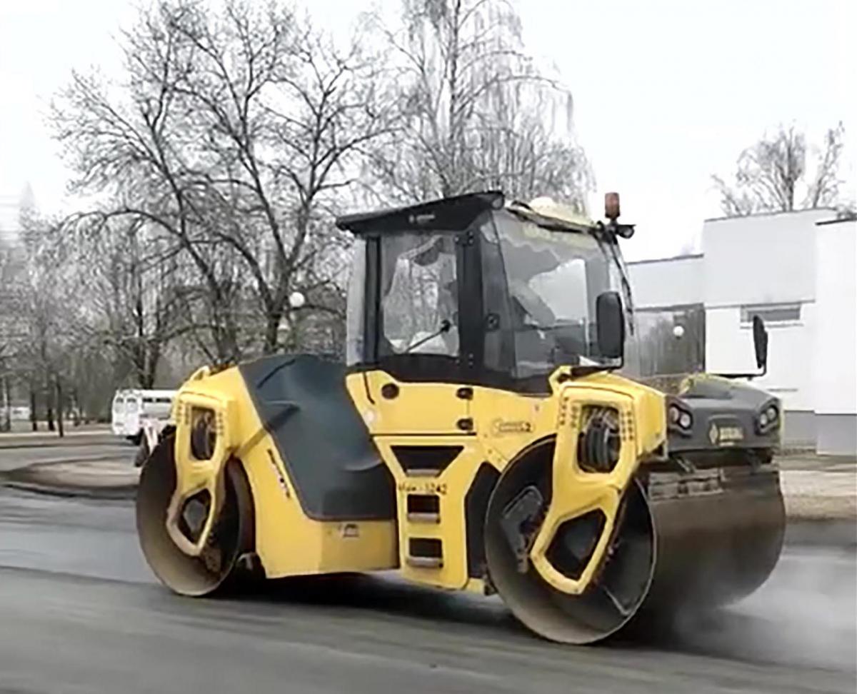 Ремонт автодорог в Могилевской области. Информация на 23 апреля