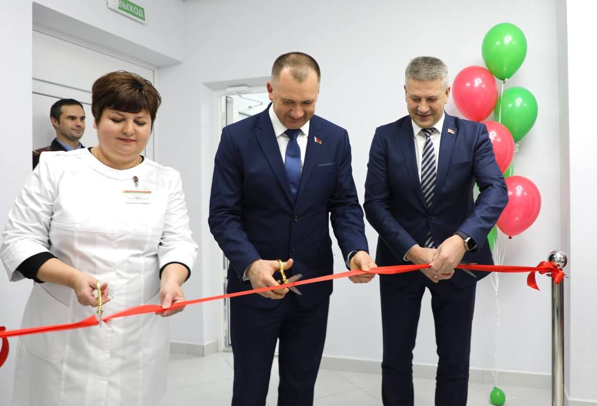 Министр внутренних дел Иван Кубраков принял участие в открытии отделения дневного пребывания и восстановительного лечения медицинской службы ДФиТ МВД по Могилевской области