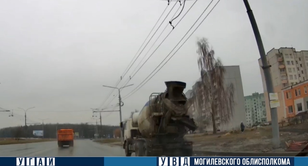 Водитель цементовоза привлечен к ответственности