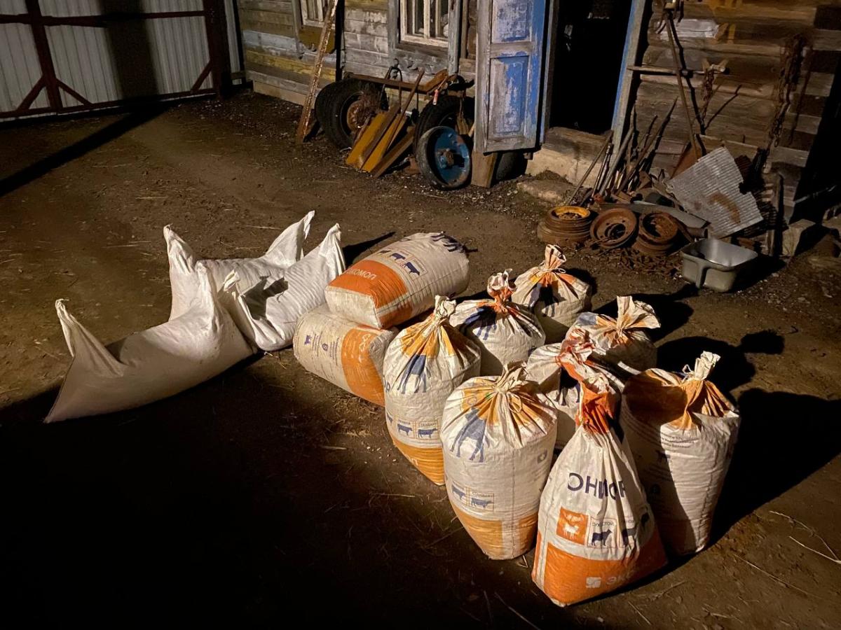 У жителя Славгородского района изъят похищенный комбикорм, мука и дизельное топливо