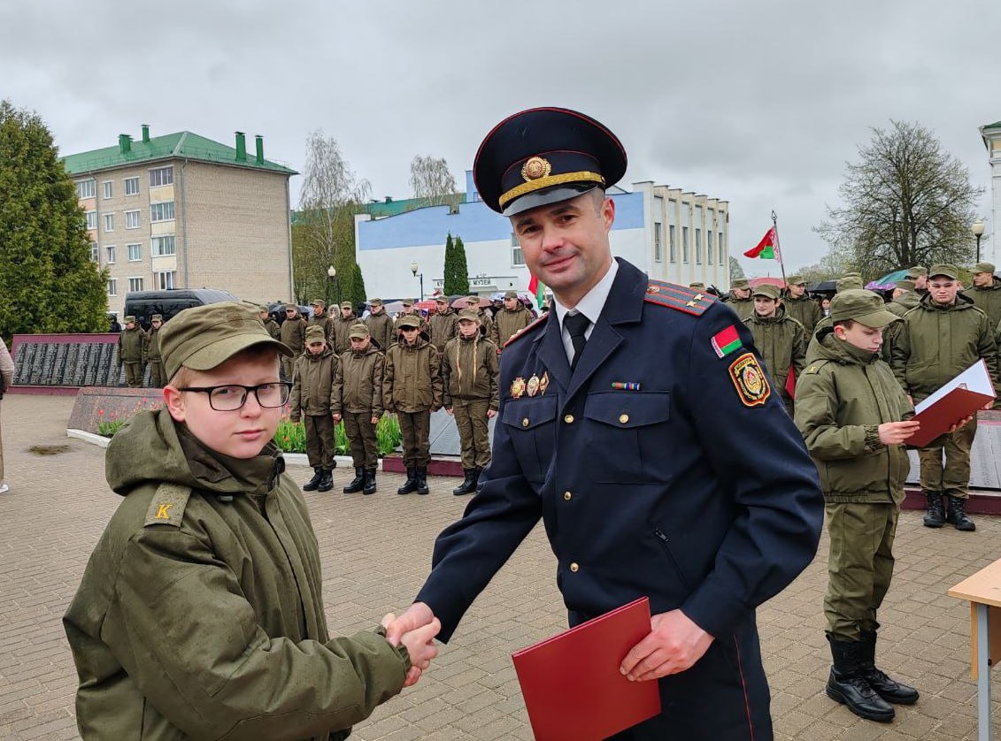 Юные воспитанники пополнили ряды военно-патриотического клуба «Зубр»