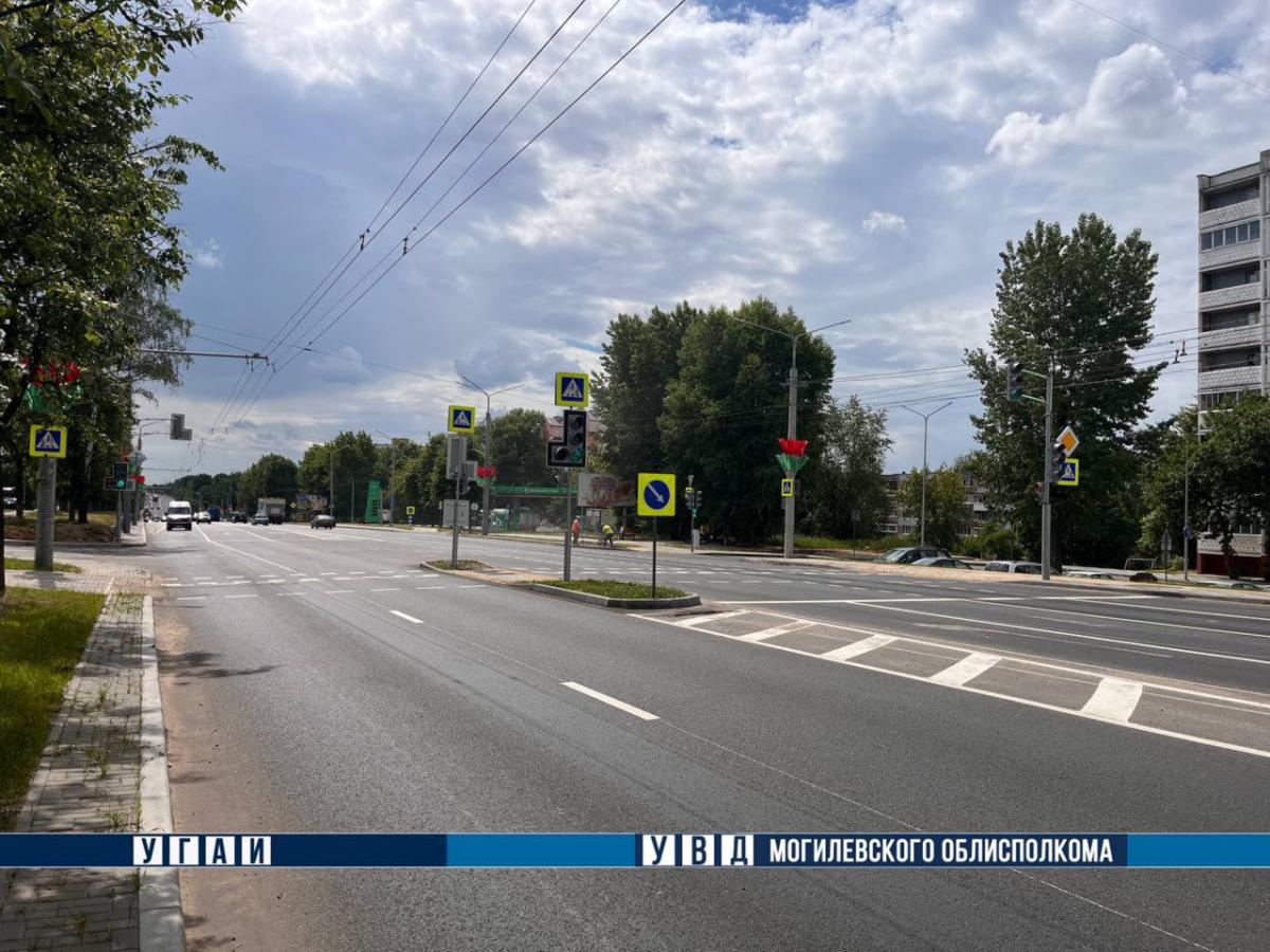 Изменена организация дорожного движения на пр. Димитрова в Могилеве