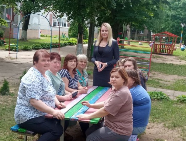 Депутат Палаты представителей Национального собрания Республики Беларусь встретилась с коллективом детского сада