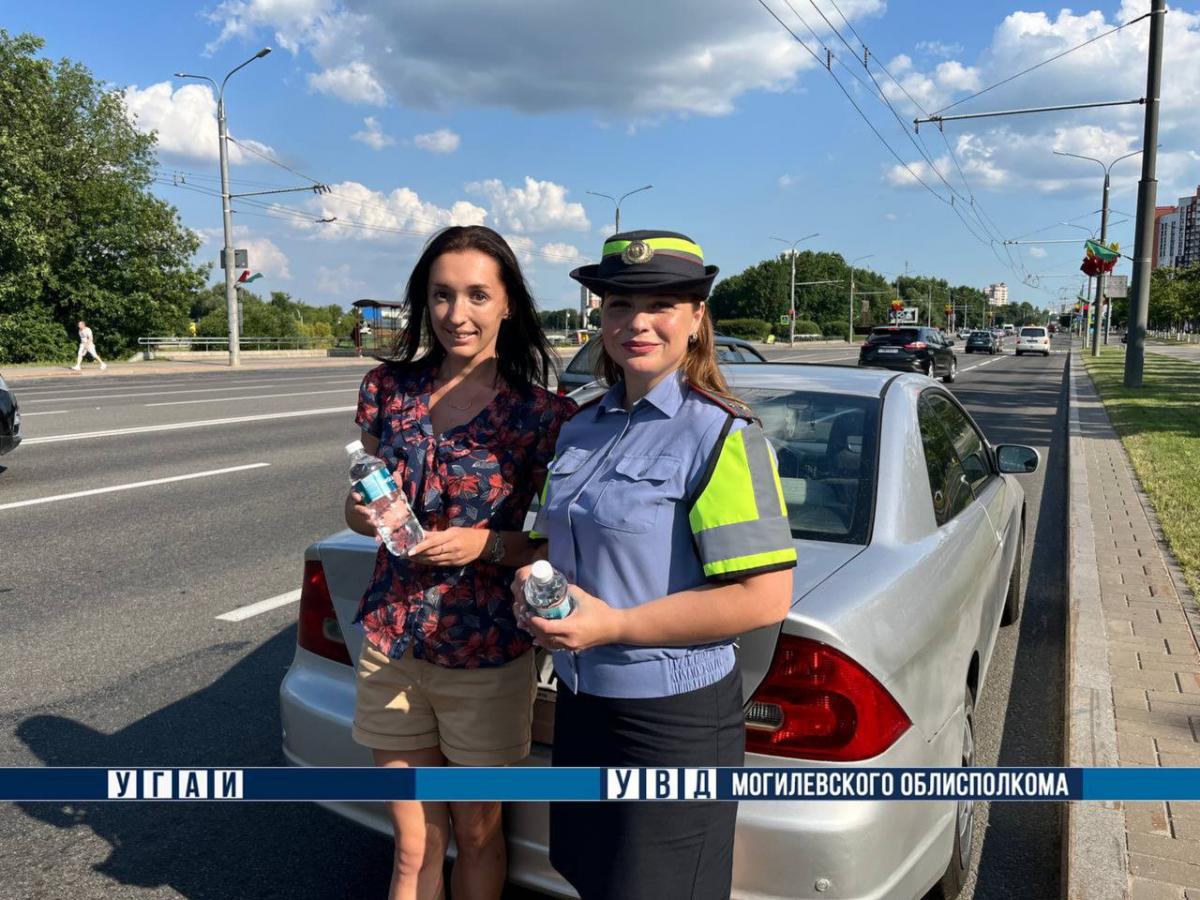 Акцию "Безопасная жара" провели сотрудники ГАИ в Могилеве