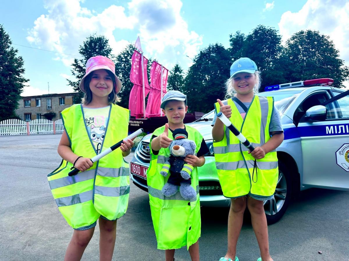 Сотрудники ГАИ Горецкого РОВД провели профилактическое мероприятие в детском лагере