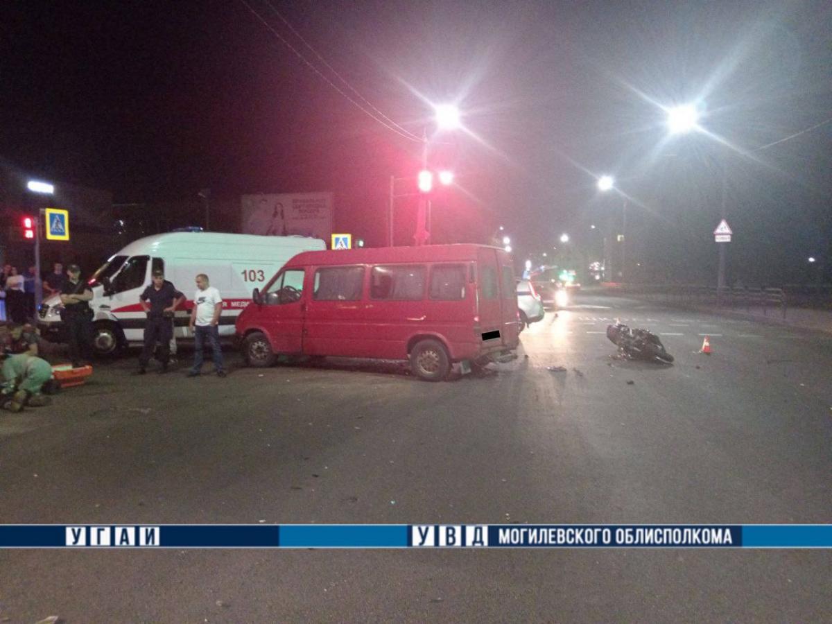 Мотоциклист погиб в ДТП в Могилеве