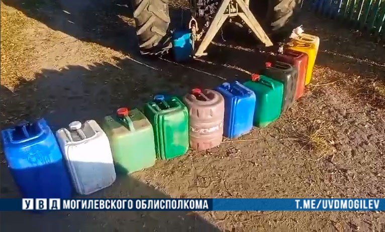 В Климовичах изъято 255 литров дизтоплива