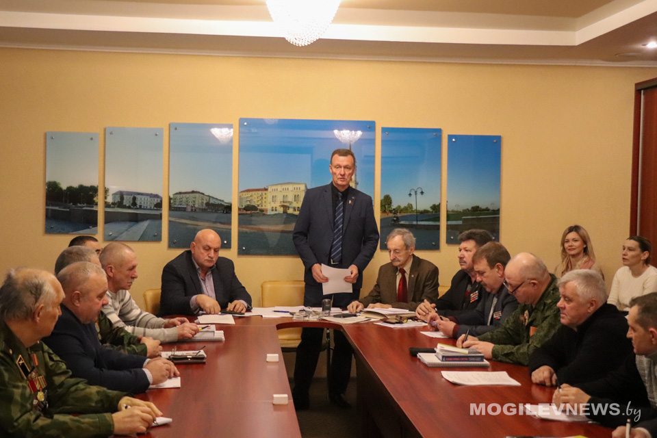 Заседание Совета ветеранов воинов-афганцев прошло в Могилеве. Фото