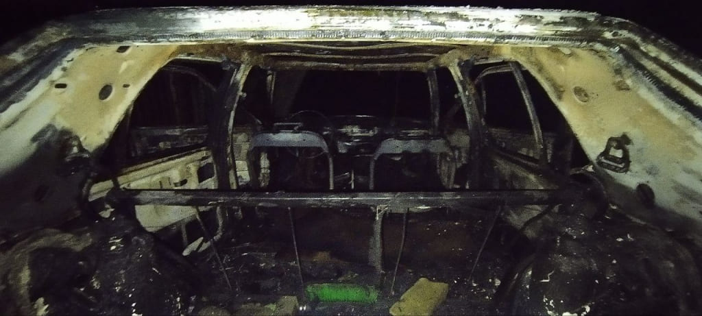 Пожар автомобиля тушили в Климовичском районе