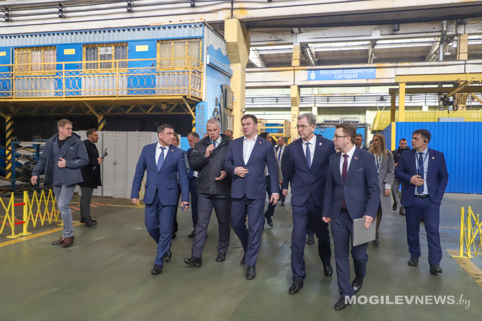 Делегация Омской области посетила Могилев. Фото