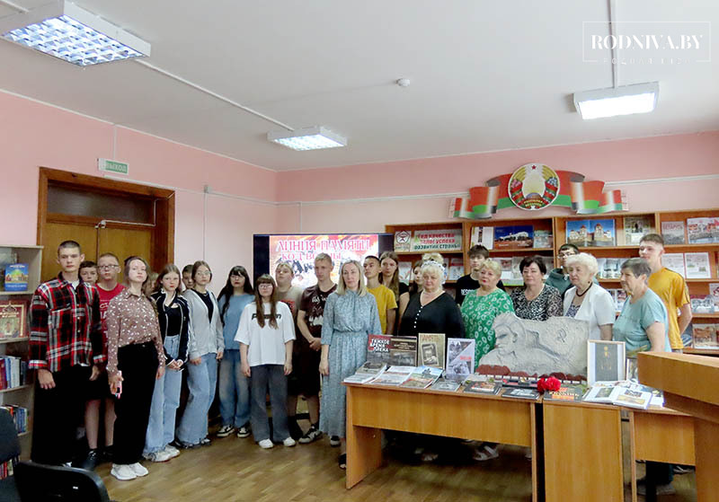 Показ творческого проекта «Линия памяти. Код войны» состоялся в Климовичах