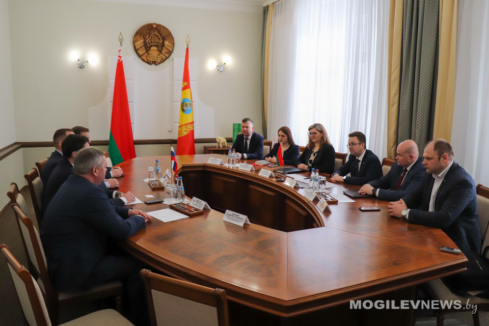 Делегация Нижегородской области с рабочим визитом прибыла в Могилев. Фото