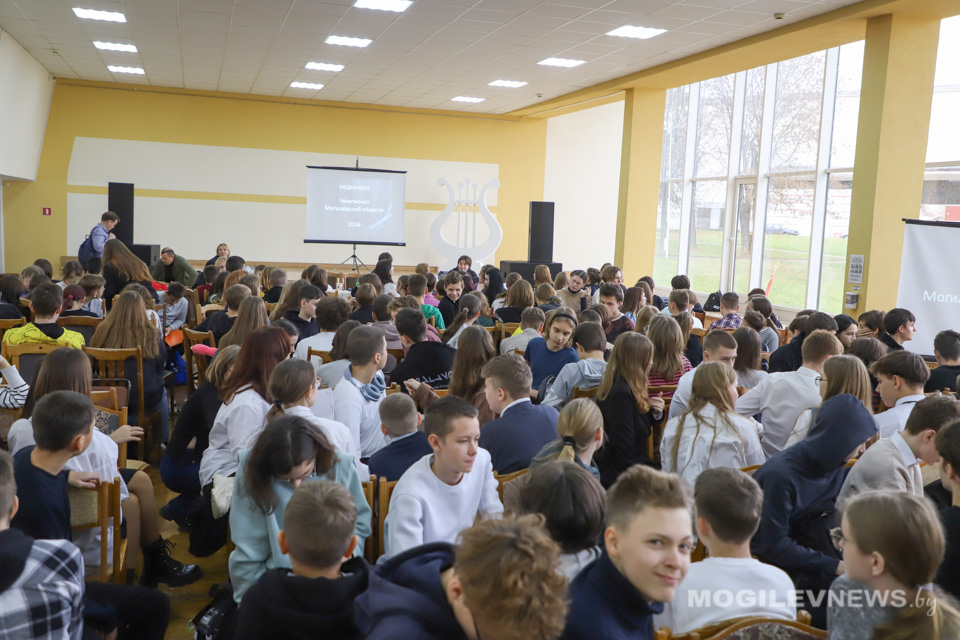 Чемпионат области по интеллектуальным играм среди школьников прошел в Могилеве. Фото