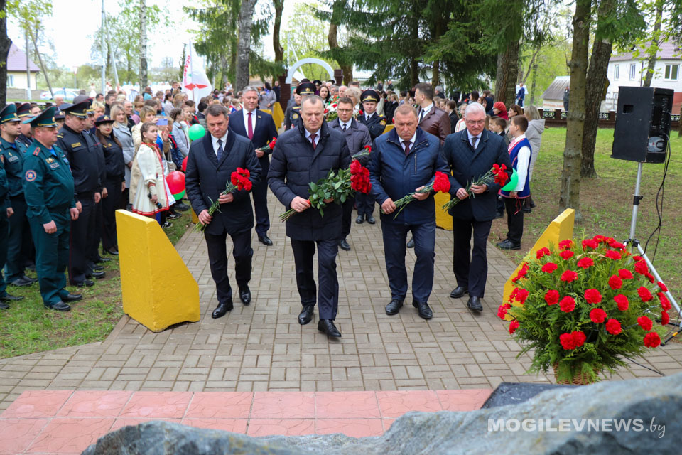 В Славгороде митингом отметили 38-ю годовщину чернобыльской катастрофы. Фото.