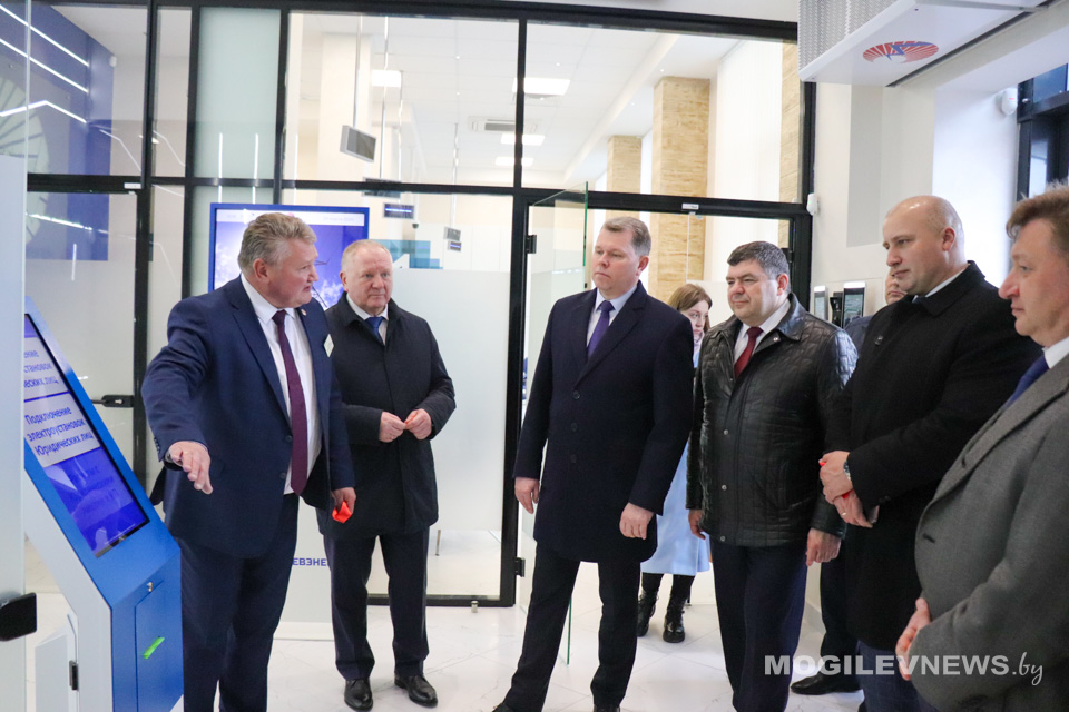 Новый сервисно-расчетный центр РУП «Могилевэнерго» открылся в Могилеве. Фото