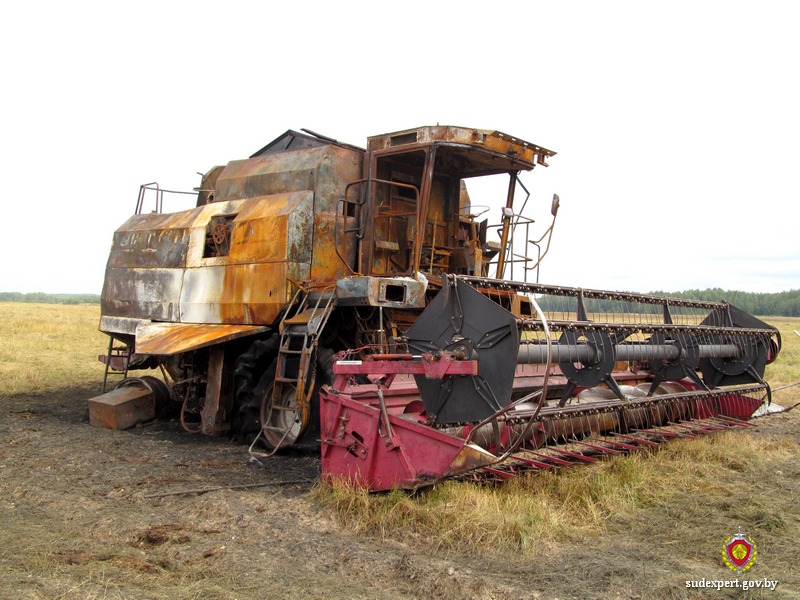 О причинах возгорания сельхозтехники напомнили могилевские эксперты