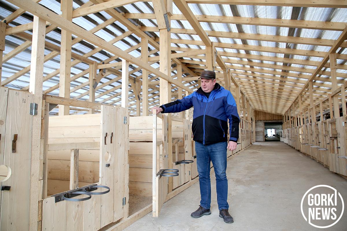 Новый телятник для молодняка строят на МТК «Паршино» Горецкого района