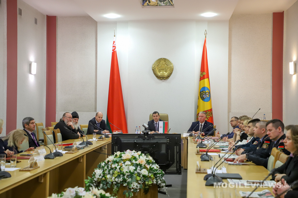 Итоговый пленум Могилёвской областной организации Белорусского Общества Красного Креста состоялся в Могилеве. Фото