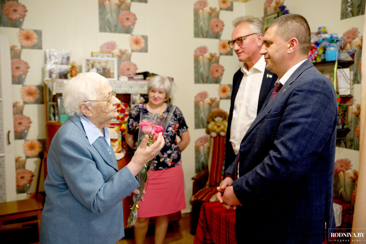 100-летний юбилей отметила труженица тыла из Климовичей