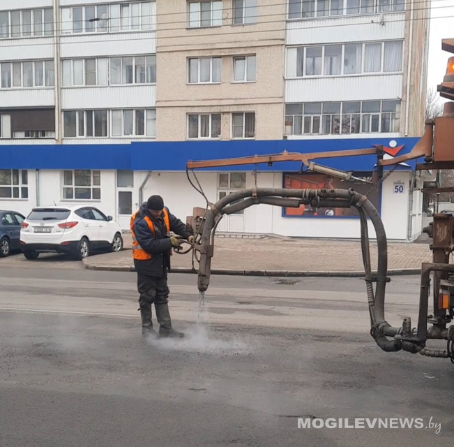 В Могилеве запланирован ремонт улично-дорожной сети общей площадью чуть более 150 тысяч м.кв.