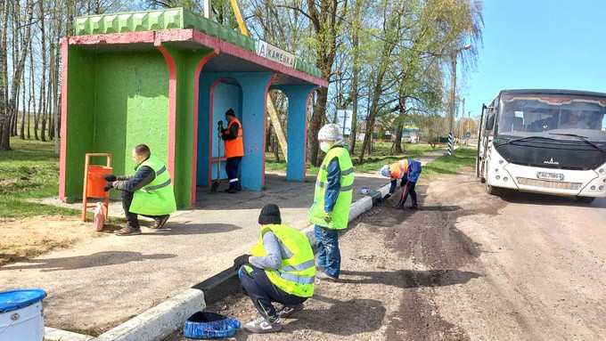 Мосты, дороги, остановки: на Мстиславщине продолжается благоустройство