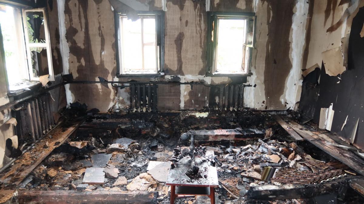 Пожар дома на улице Криничной тушили в Могилёве