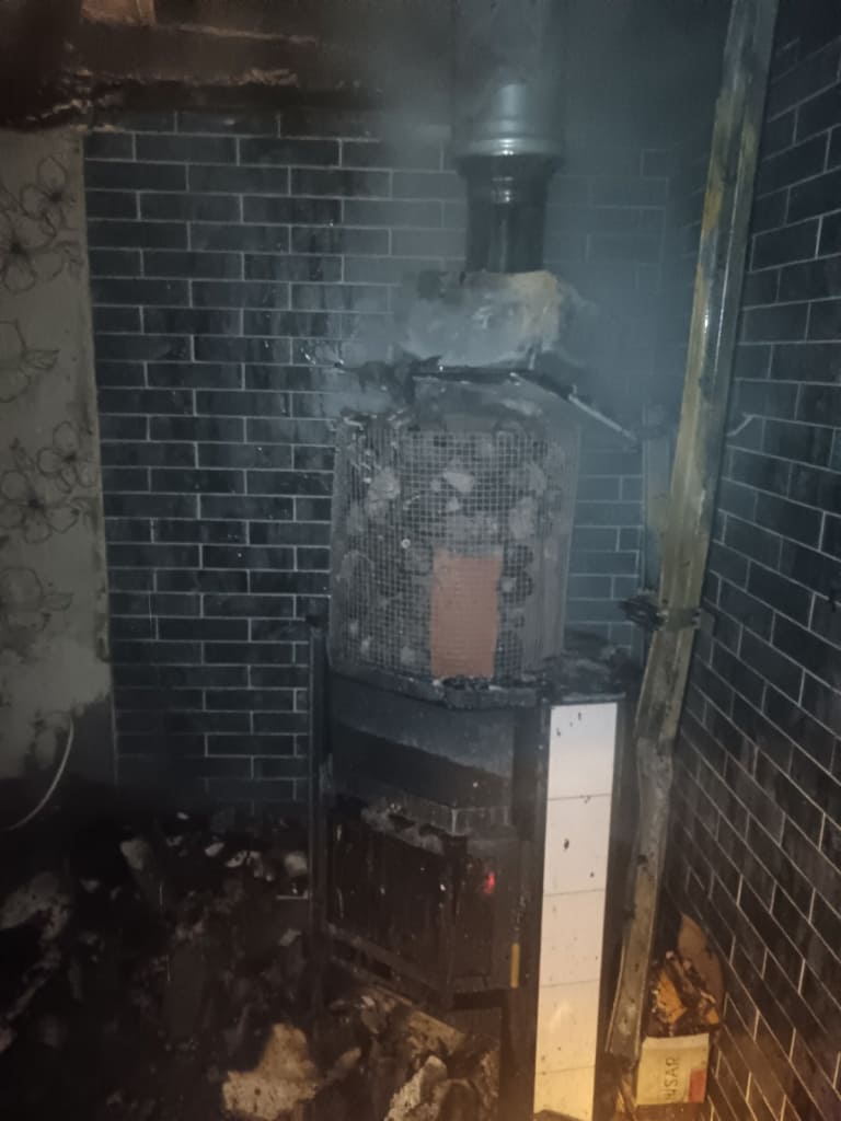 В Белыничском районе горел дачный дом