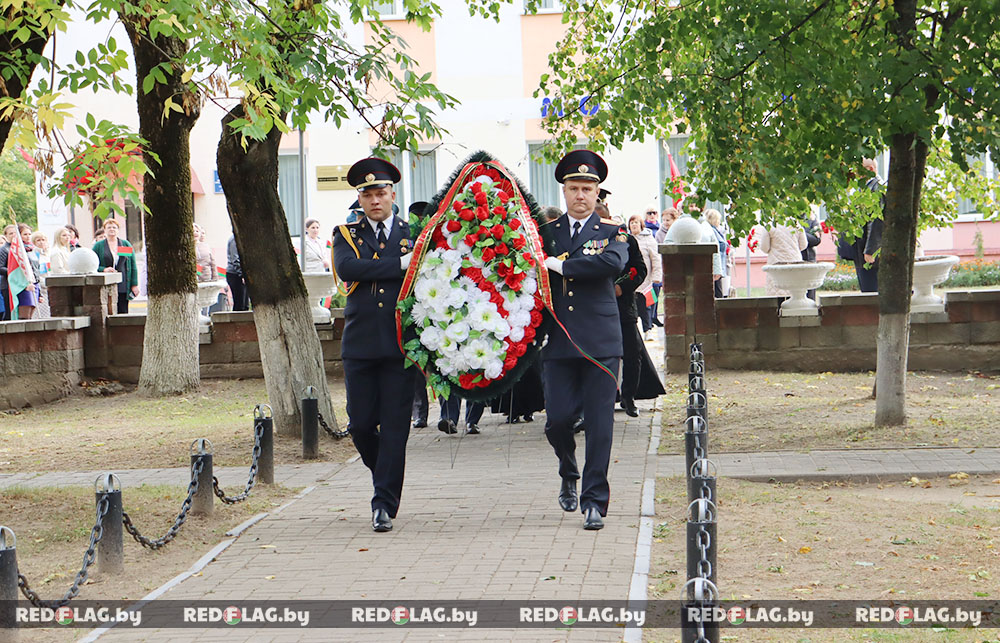 Краснопольщина отметила очередную годовщину освобождения от немецко-фашистских захватчиков