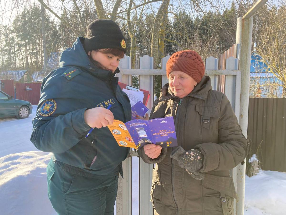 Противопожарный рейд прошел на территории Могилевского района. Фото