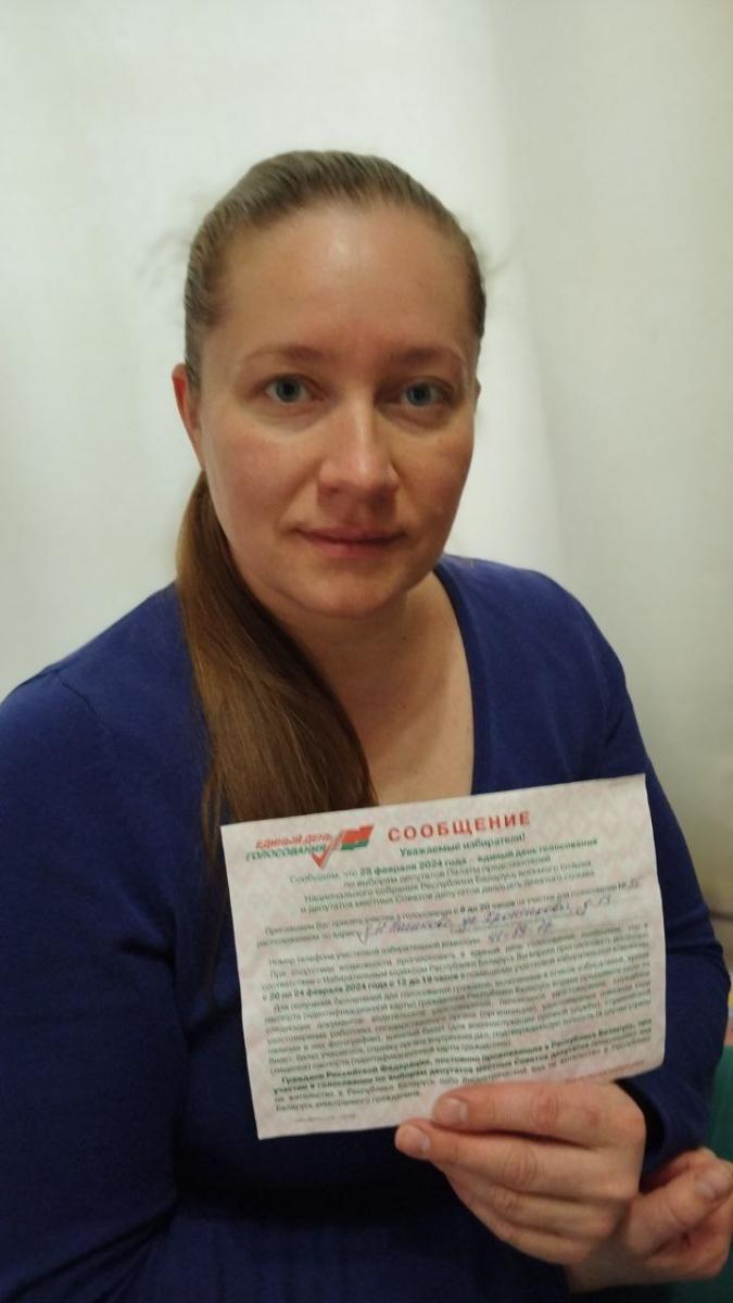 Педагог Нина Шендерова: "Проголосовала  за настоящих патриотов своей страны"