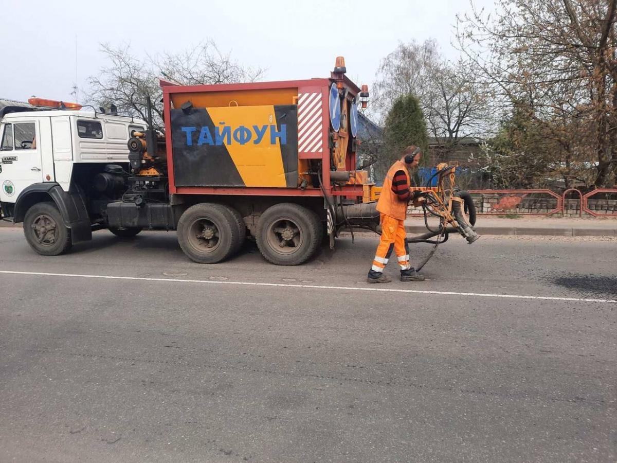 Информация о ходе дорожных работ в Могилевской области