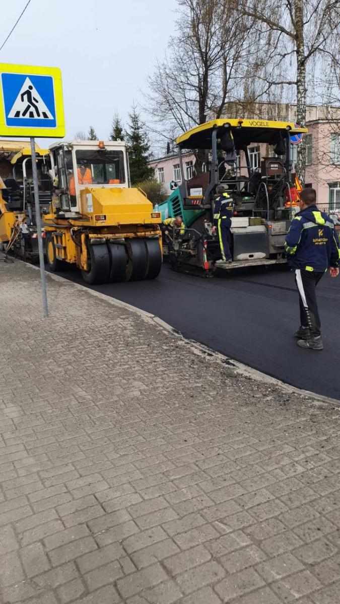 Ремонт автодорог в Могилевской области. Информация на 12 апреля