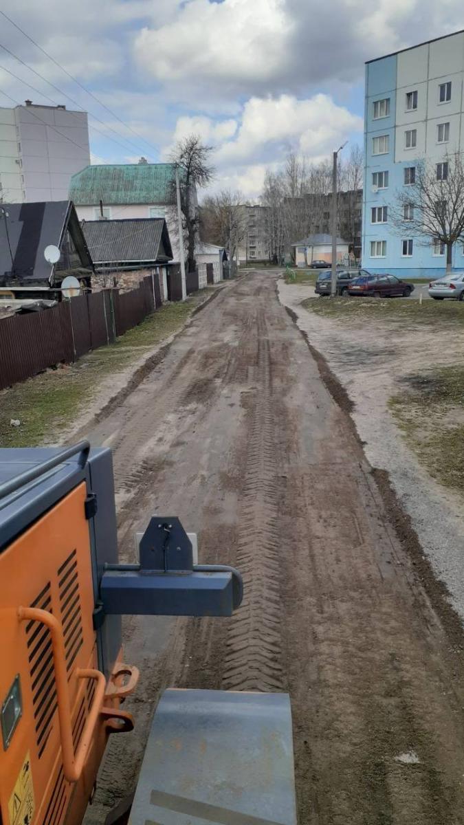 Ремонт автодорог в Могилевской области. Информация на 16 апреля