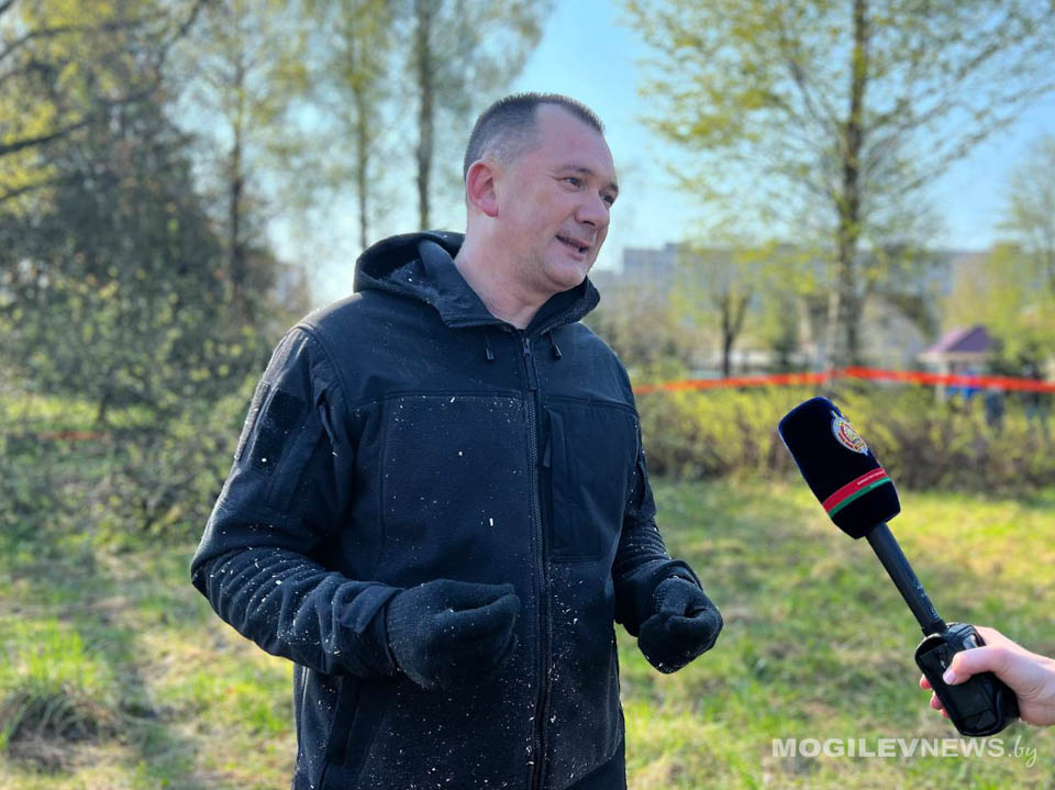 Министр внутренних дел Иван Кубраков принял участие в республиканском субботнике в Могилеве