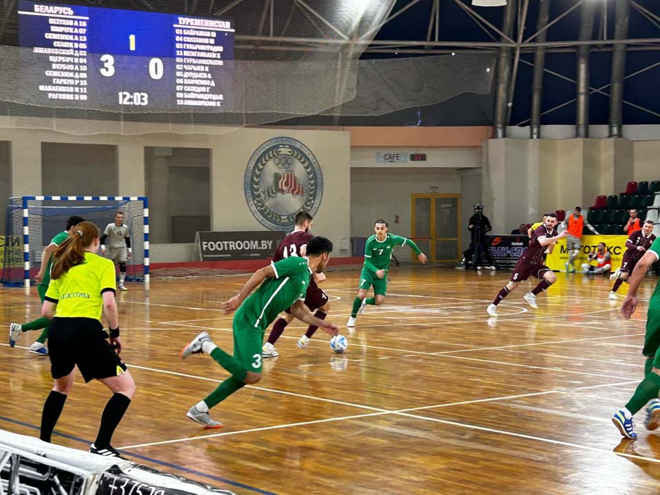 Мини-футбол. В товарищеском матче сборная Беларуси разгромила сборную Таджикистана - 4:0