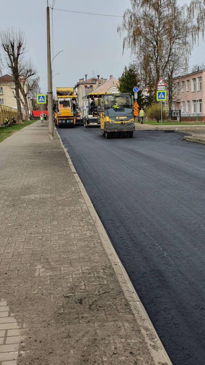Ремонт автодорог в Могилевской области. Информация на 22 апреля