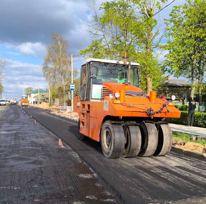 Ремонт автодорог в Могилевской области. Информация на 25 апреля