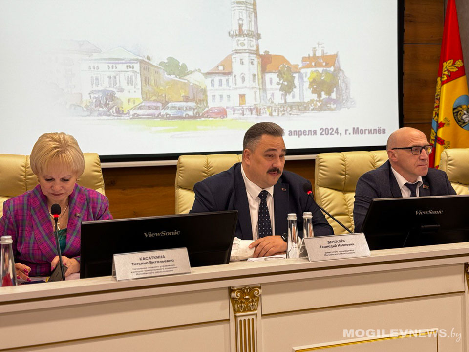 В Могилеве состоялось пленарное заседание коллегии Министерства жилищно-коммунального хозяйства Республики Беларусь. Фото