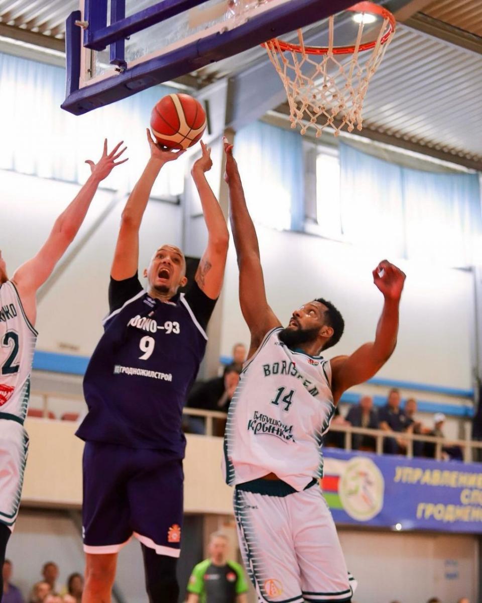 Баскетбол. Во втором полуфинальном матче «Борисфен» обыграл в гостях «Гродно-93» - 73:69