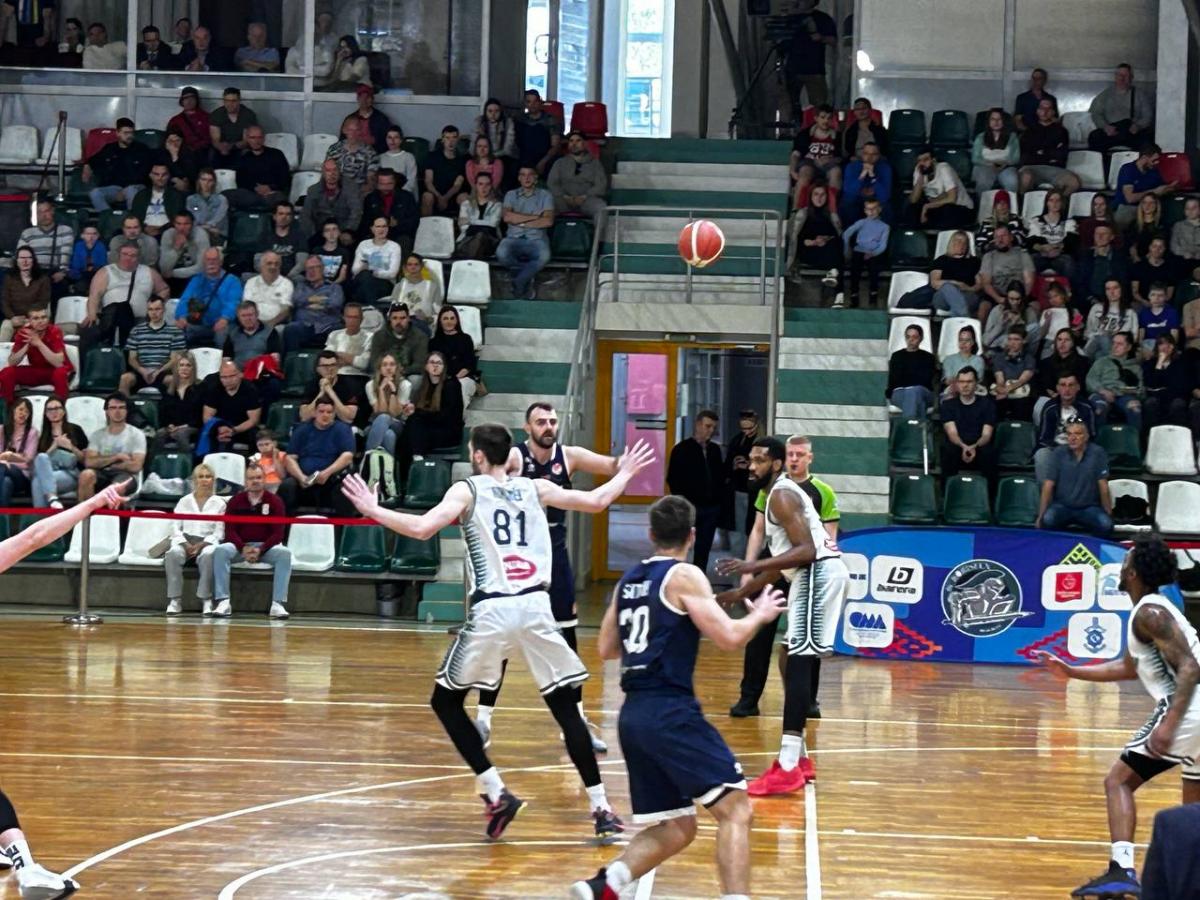 Баскетбол. Чемпионата Беларуси. «Гродно-93» вышло вперед в полуфинальной серии с «Борисфеном». Фото